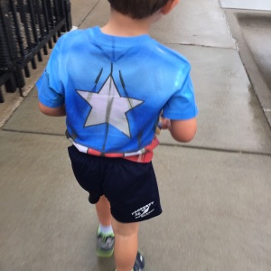 If he dresses himself in the morning, what do I care if the shorts are backwards? It always makes me smile because he feels like such a big boy. :)